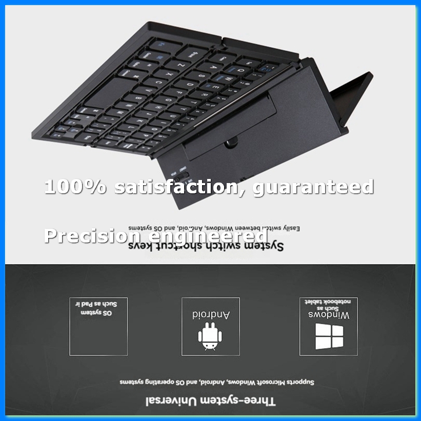 Tablets - ● Teclado Bluetooth plegable, portátil, ideal
