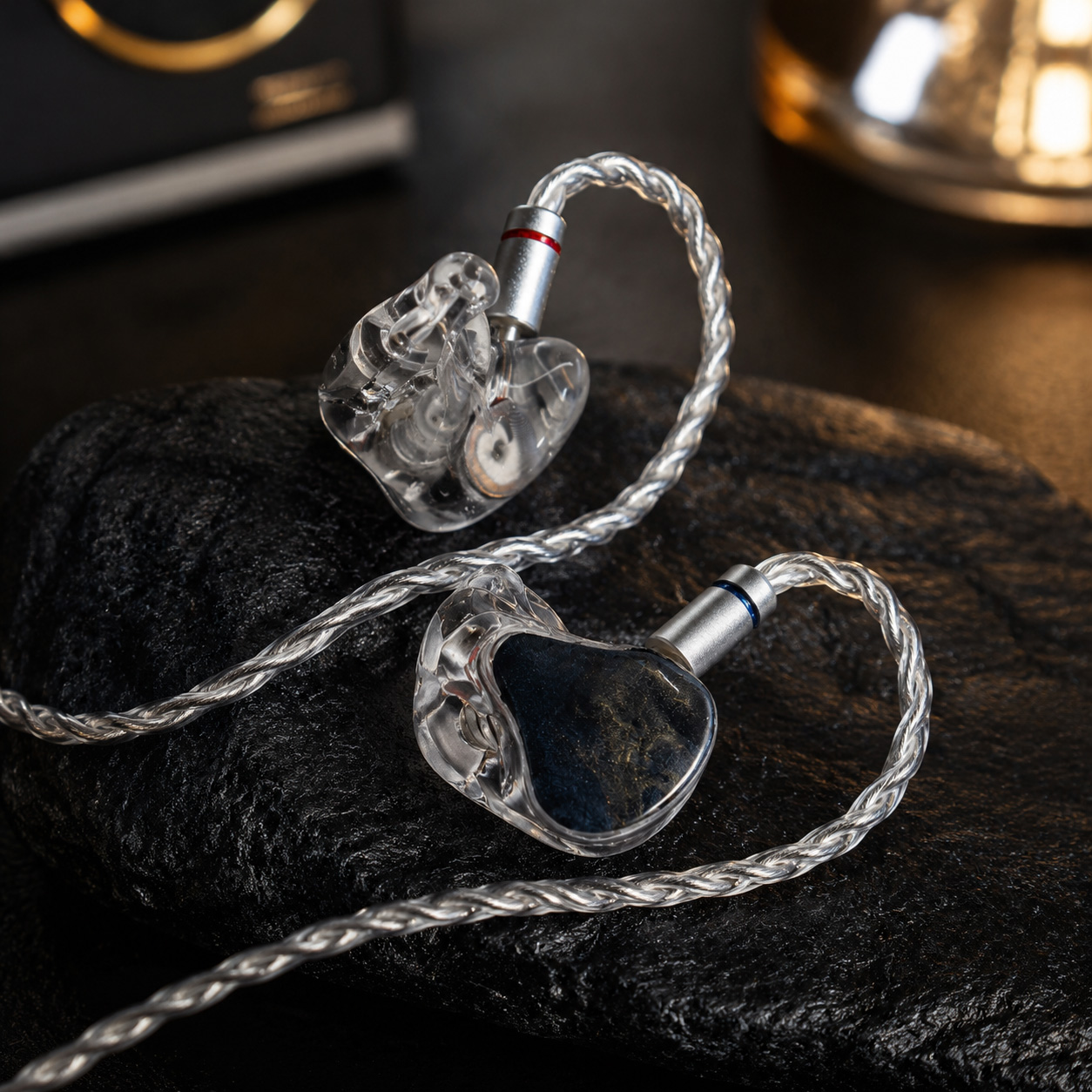 Planar Magnetic Iem Earphones - GEEKWOLD GK220 Auriculares Intrauditivos Híbridos de