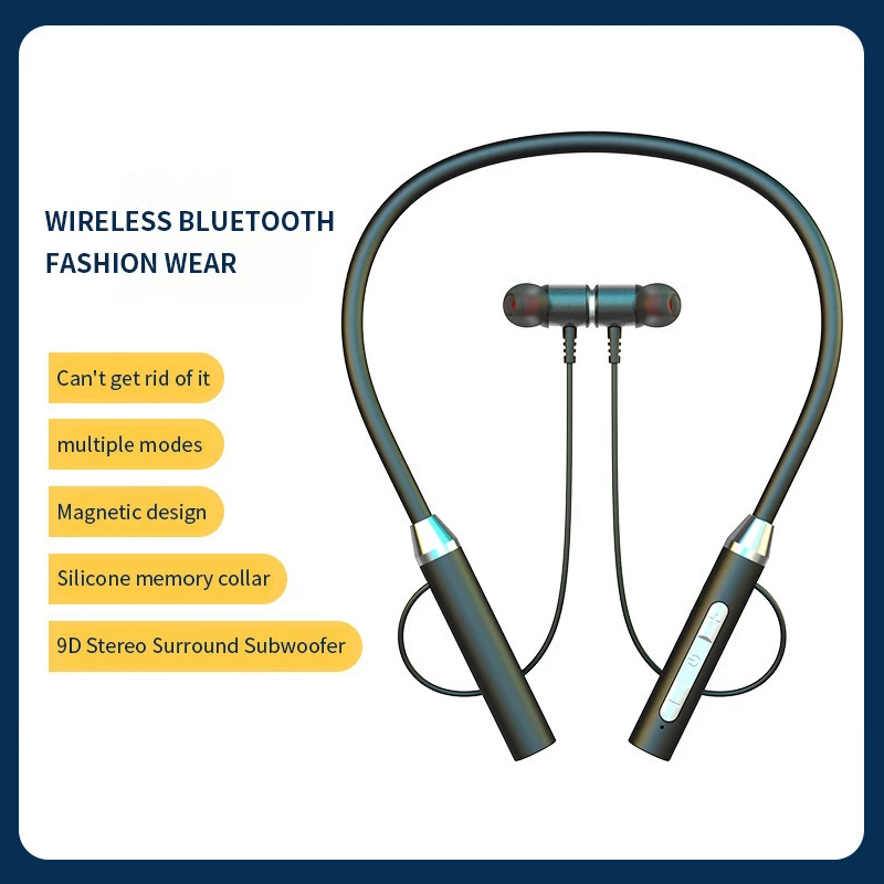 Magnetic Neckband Sports Earphones - Fone Bluetooth 5,0 auriculares con banda