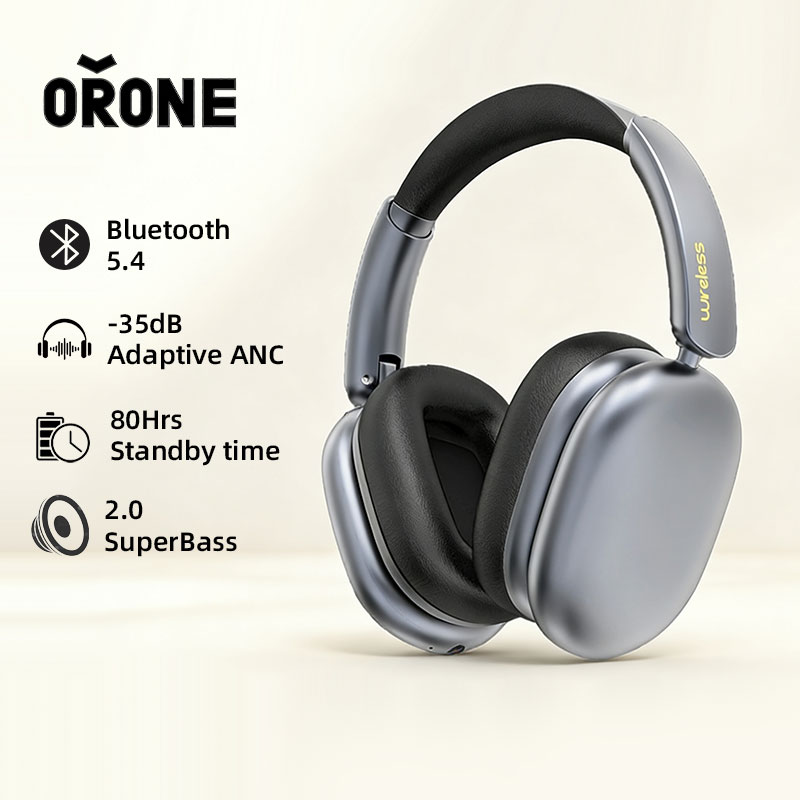 Anc Wireless Over Ear Headphones - Auriculares ORONE L80 Over-Ear - Cancelación
