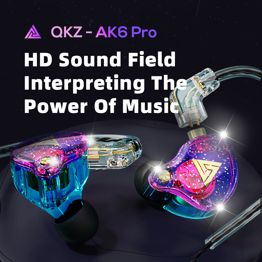 In Ear Monitors For Singers - Audífonos QKZ AK6 PRO con Cable,