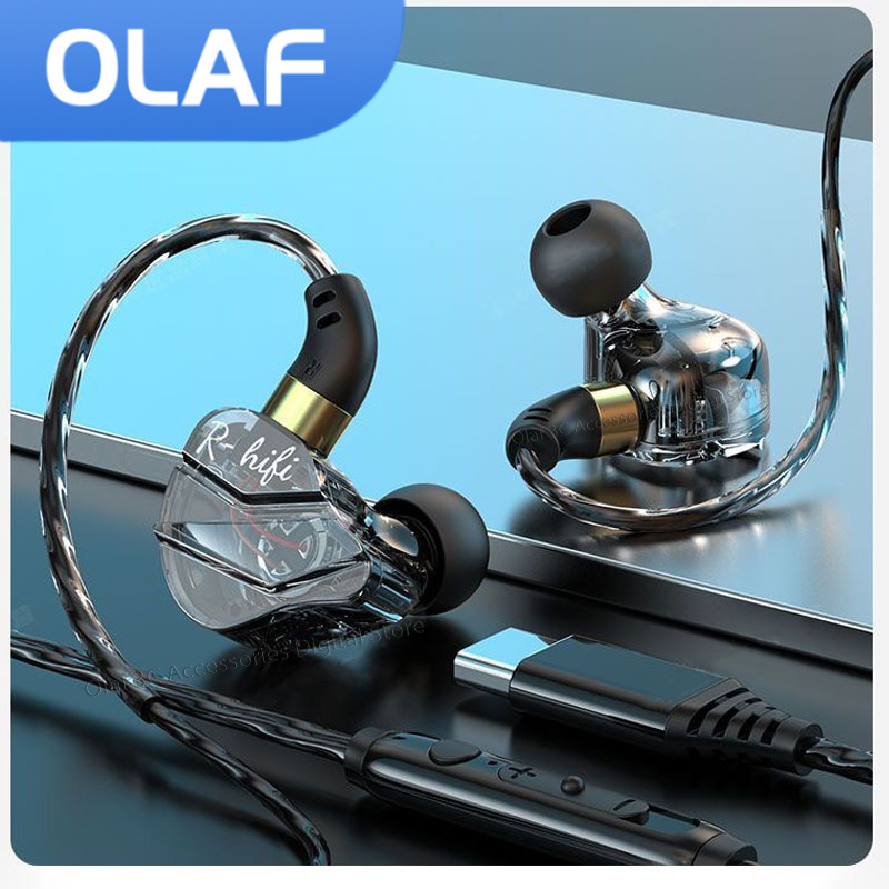 In Ear Monitors For Singers - OLAF-auriculares HiFi tipo C para videojuegos,