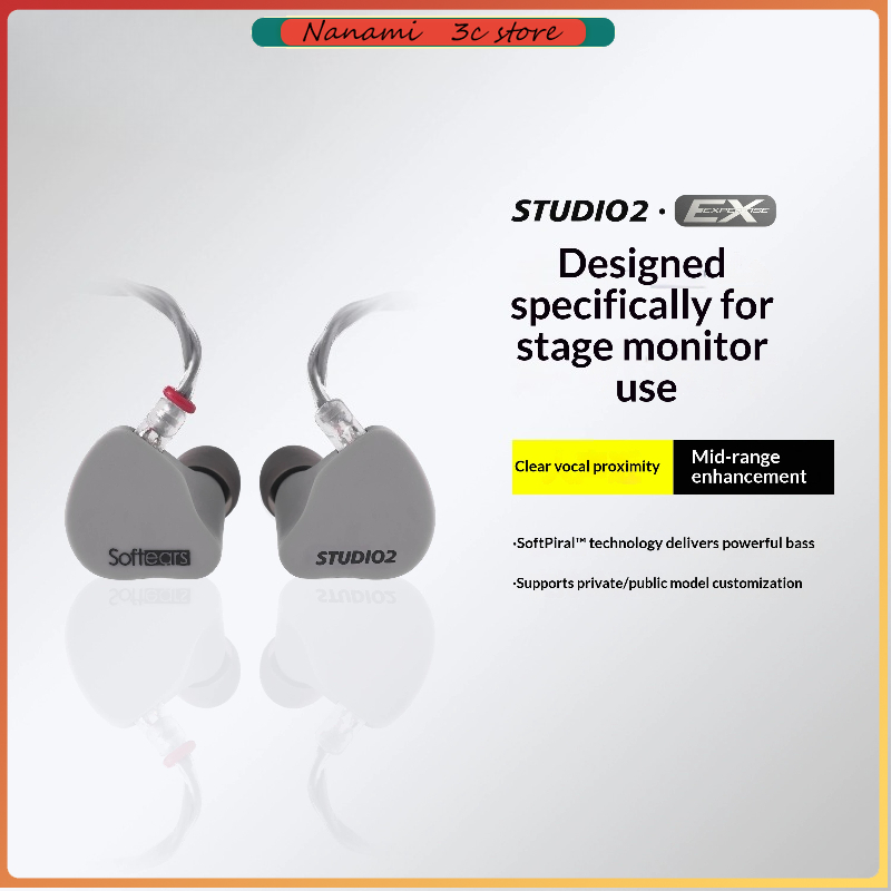In Ear Monitors For Singers - Audífonos Intrauditivos con Cable Softears Studio2