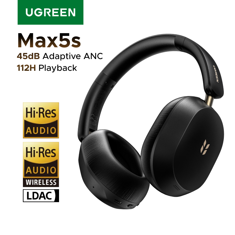 Anc Wireless Over Ear Headphones - Audífonos Inalámbricos Bluetooth UGREEN Max5s 2026,