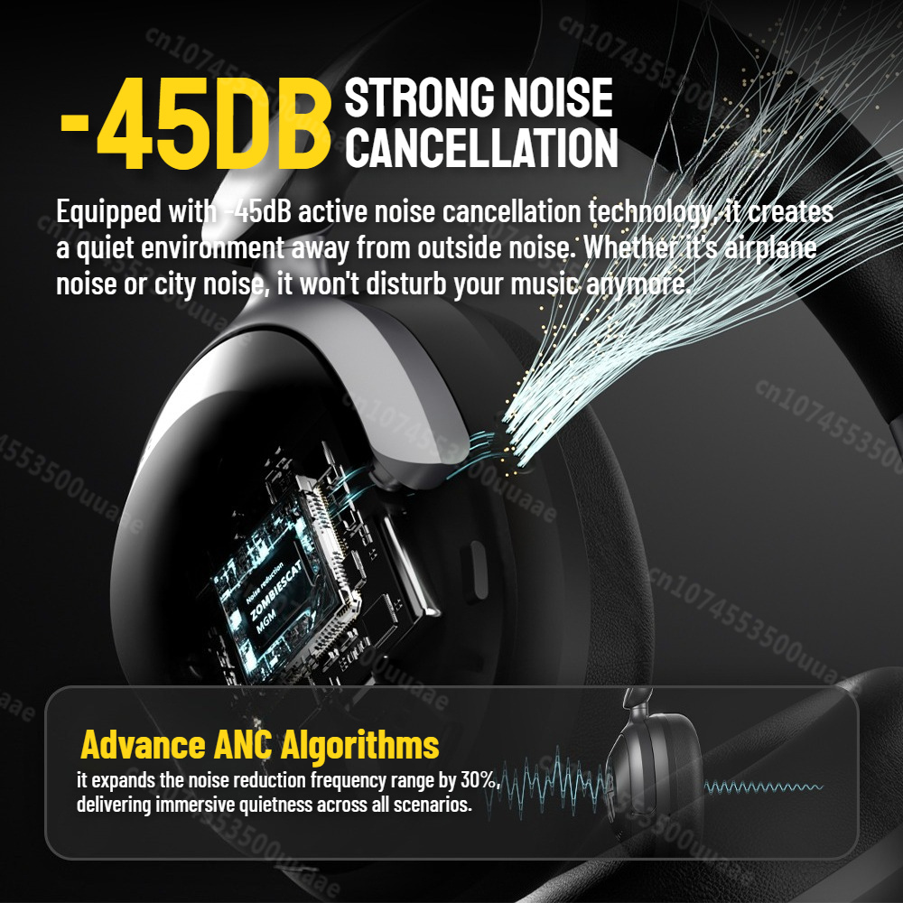 Zombies Cat S10 ANC Bluetooth  - Anc Wireless Over Ear Headphones reseña y precio