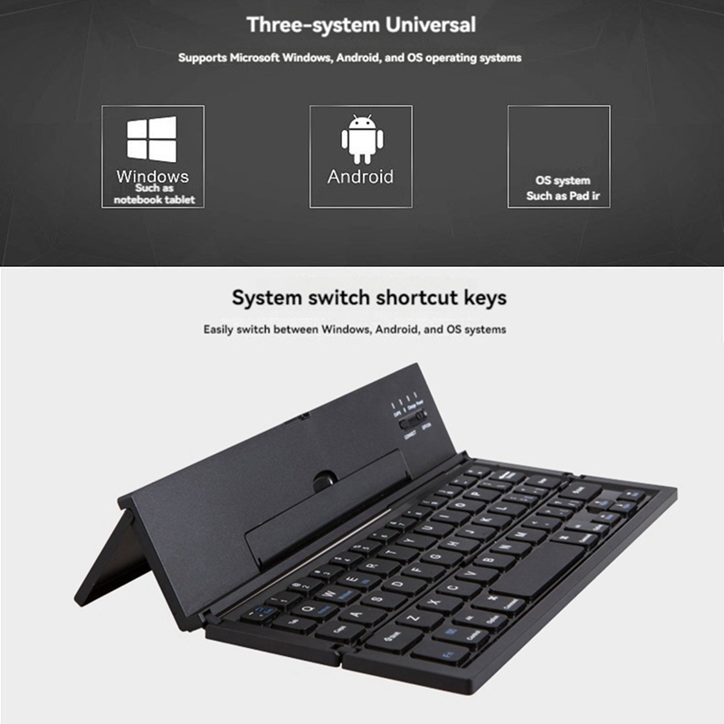 ● Teclado Bluetooth plegable,  - Tablets reseña y precio