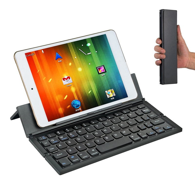 ● Teclado Bluetooth plegable,  - Tablets reseña y precio