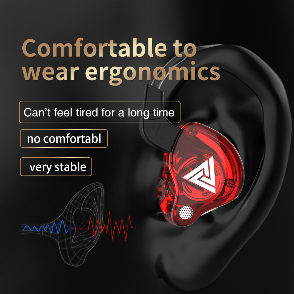 QKZ-auriculares AK6 con cable  - In Ear Monitors For Singers reseña y precio