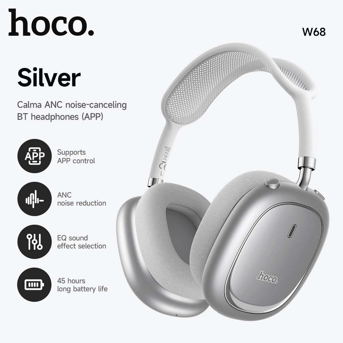 Auriculares Bluetooth 6.0 con  - Anc Wireless Over Ear Headphones reseña y precio