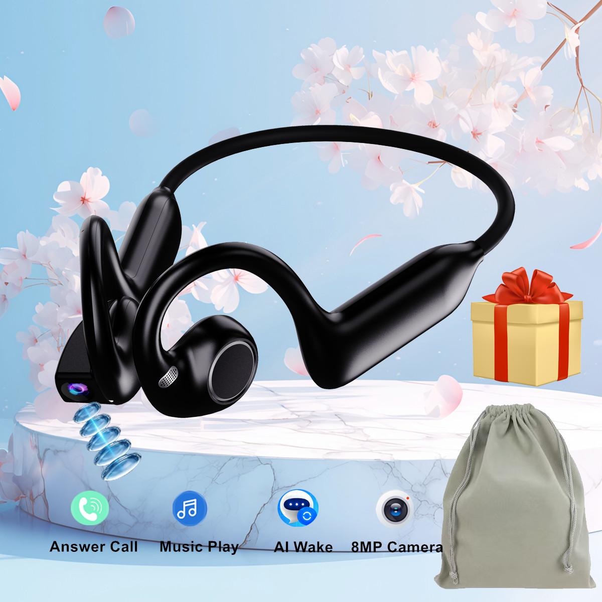 Nuevos Auriculares Inteligente - Bone Conduction Running Headphones reseña y precio
