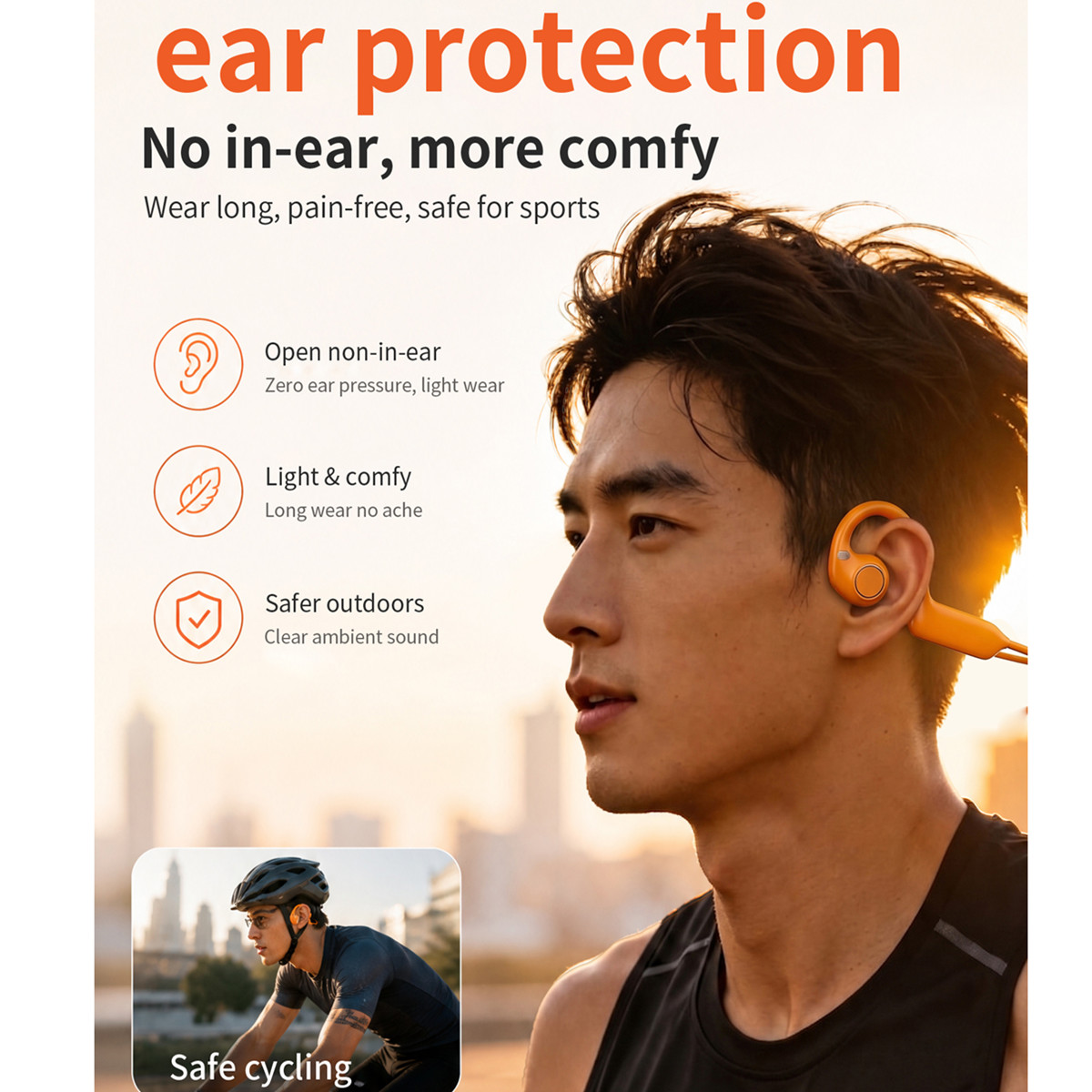Nuevos Auriculares Inteligente - Bone Conduction Running Headphones reseña y precio