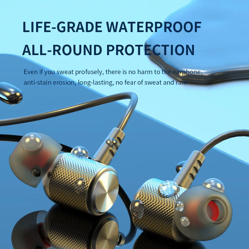 Auriculares Bluetooth 9D, auri - Magnetic Neckband Sports Earphones reseña y precio