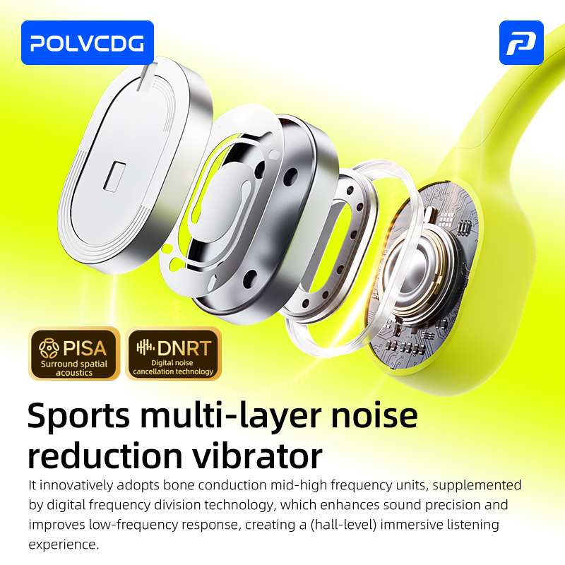POLVCDG Audífonos Deportivos d - Bone Conduction Running Headphones reseña y precio